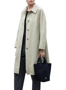 Ecoalf Stong Trenchcoat in Beige für Damen