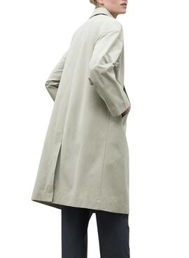 Ecoalf Stong Trenchcoat in Beige für Damen