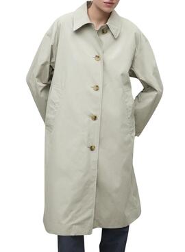 Ecoalf Stong Trenchcoat in Beige für Damen