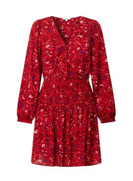 Kleid Pepe Jeans Cecile rot für Damen