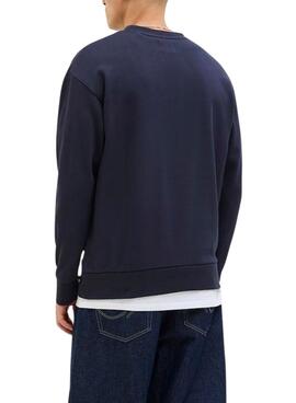 Sweatshirt Jack and Jones Beau Marine für Herren