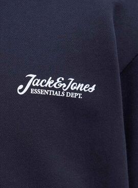 Sweatshirt Jack and Jones Beau Marine für Herren