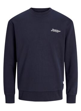 Sweatshirt Jack and Jones Beau Marine für Herren