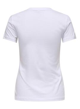 T-shirt Only Vibe weiß für Damen