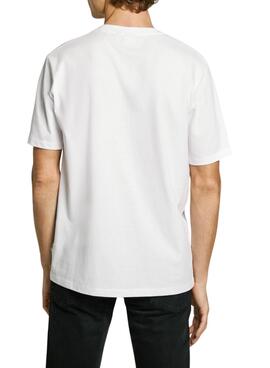 T-Shirt Pepe Jeans Contrast Connor weiß für Herren