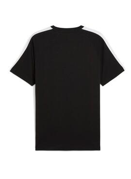 Herren Puma T7 T-Shirt Schwarz