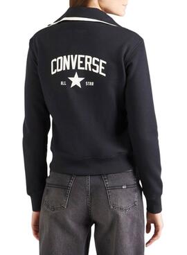 Jacke Converse All Star Schwarz für Damen