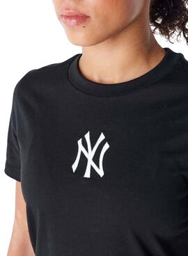 T-Shirt New Era Yankees Schwarz für Damen