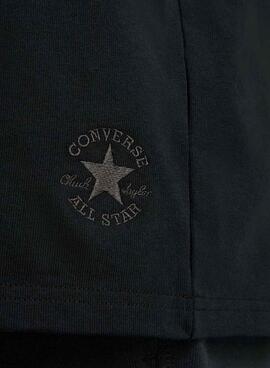 T-Shirt Converse Wordmark schwarz für Männer und Damen