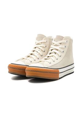 Turnschuhe Converse Chuck Taylor All Star Eva Lift beige für Damen