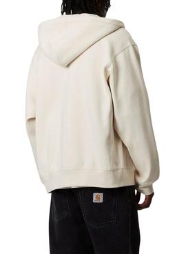 Sweatshirt Carhartt Zip beige für Herren