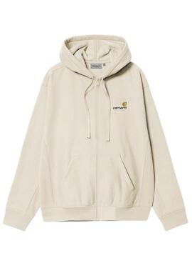 Sweatshirt Carhartt Zip beige für Herren