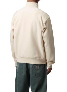 Sweatshirt Carhartt Half Zip beige für Herren