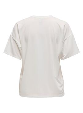 T-shirt Only Melina beige für Damen