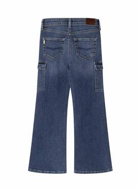 Hose Pepe Jeans Flare Cargo für Mädchen