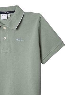 Polo Pepe Jeans Henry grün für Herren