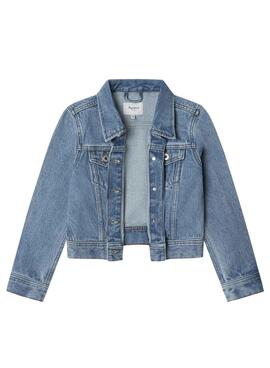 Pepe Jeans Cropped Denimjacke für Mädchen.