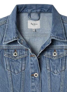 Pepe Jeans Cropped Denimjacke für Mädchen.