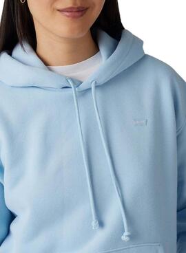 Levis Everyday Hoodie in Blau für Damen.