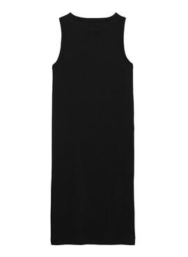 Kleid Calvin Klein Jeans Rib schwarz für Mädchen