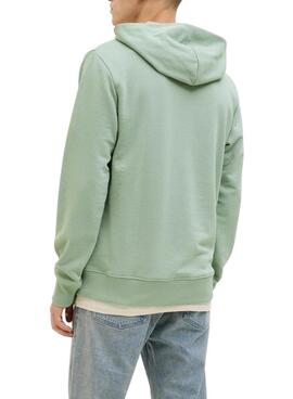 Sudadera Jack und Jones Palm grün für Herren.