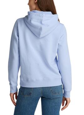 Tommy Jeans Linear Hoodie in Blau für Damen