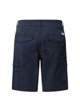 Bermuda Pepe Jeans Saisonale Frachthose Marineblau für Herren