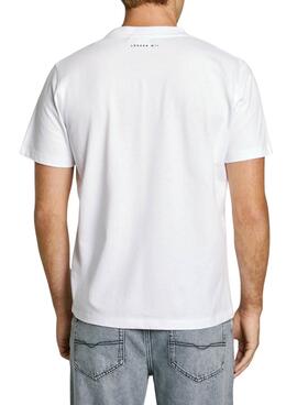 T-shirt Pepe Jeans Daxton weiß für Herren.