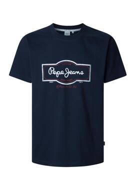 T-Shirt Pepe Jeans Daxton Marine für Herren.