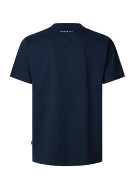 T-Shirt Pepe Jeans Daxton Marine für Herren.