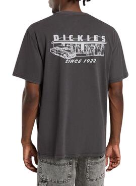 T-Shirt Dickies Service Station schwarz für Herren.