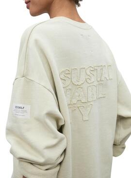 Sweatshirt Ecoalf Sustain beige für Damen