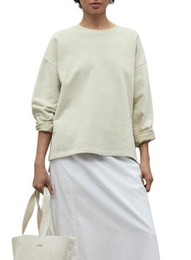 Sweatshirt Ecoalf Sustain beige für Damen