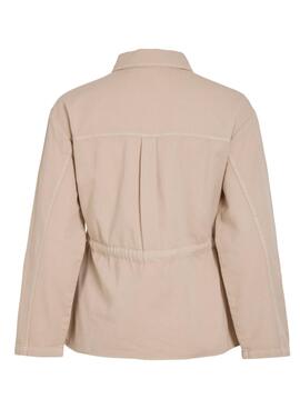 Jacke Vila Tilo in Beige für Damen