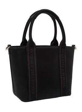 Handtasche Tommy Hilfiger Logotape Mini Schwarz für Damen