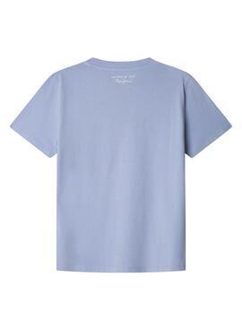 T-Shirt Pepe Jeans Dalon blau für Jungen.