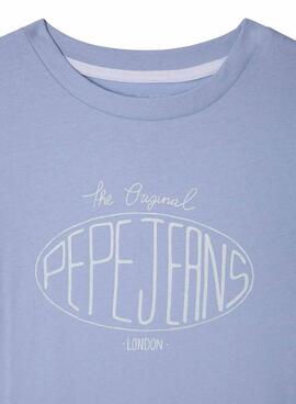 T-Shirt Pepe Jeans Dalon blau für Jungen.