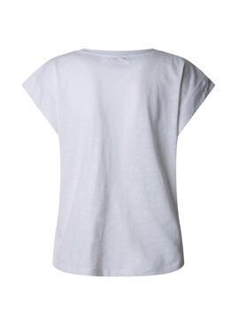 T-shirt Pepe Jeans Rolene weiß für Damen