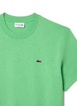 Lacoste T-Shirt mit grünem Logo für Herren