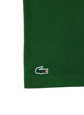 Lacoste Tennis T-Shirt mit grünem Druck für Herren.