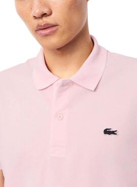 Lacoste Polo in Rosa, Regular für Herren