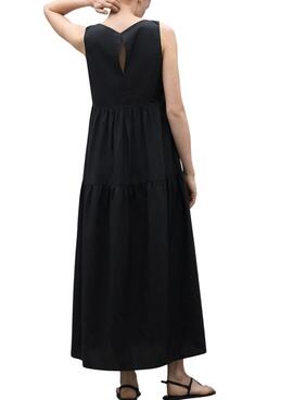 Kleid Ecoalf Bossa Schwarz für Damen.