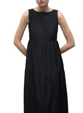 Kleid Ecoalf Bossa Schwarz für Damen.