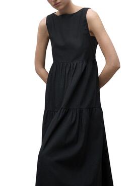 Kleid Ecoalf Bossa Schwarz für Damen.