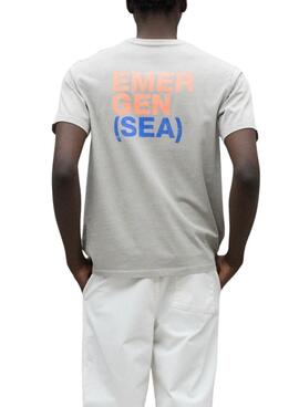 T-shirt Ecoalf Emer grau für Männer