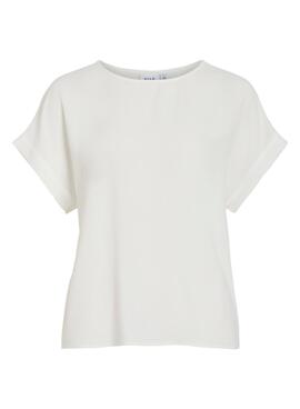 Top Vila Vijosa Beige für Damen