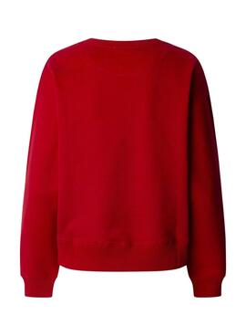 Sweatshirt Pepe Jeans Reagan rot für Damen