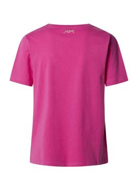 T-Shirt Pepe Jeans Ruby Fuchsia für Damen