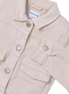 Mayoral beige Sargjacke für Mädchen.