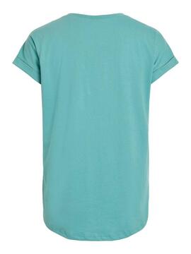 T-Shirt Vila Vidreamers Oil Blue Für Damen